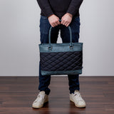 AGING TOTE for the Blue / DEEP BLUE