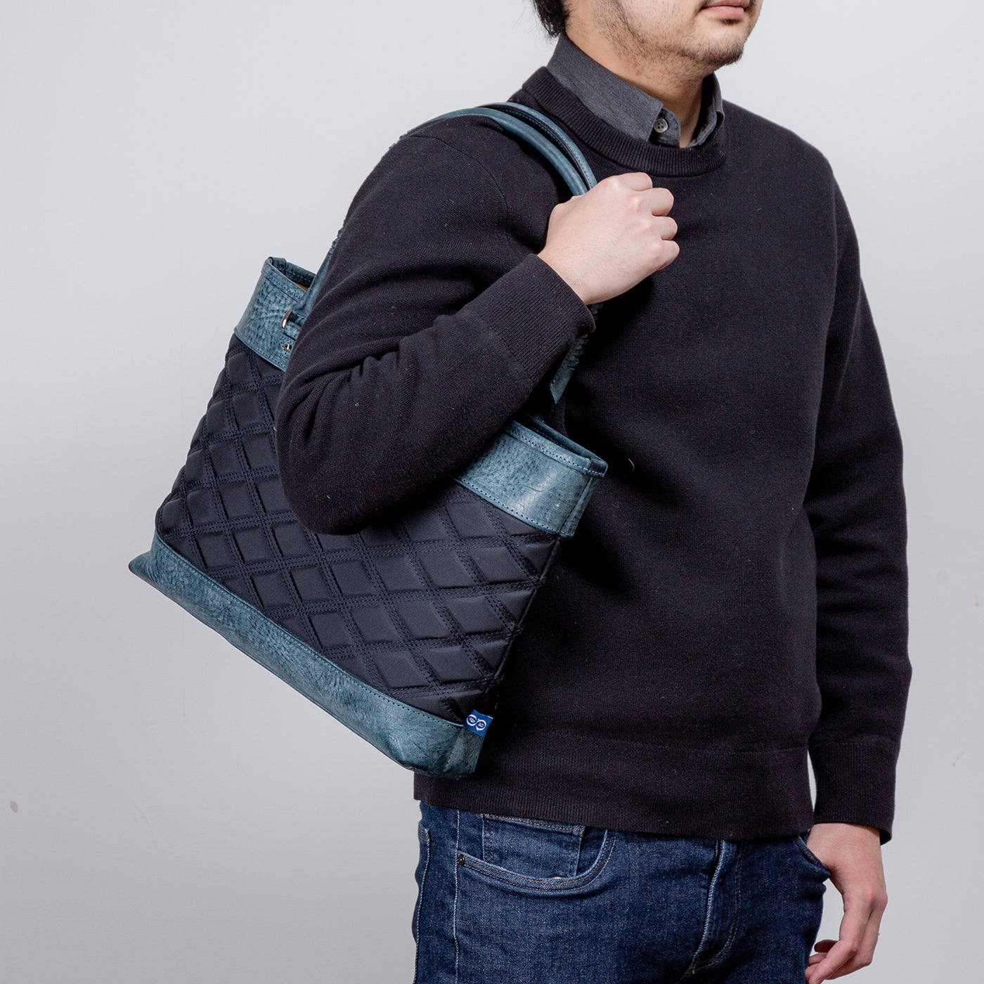 TRAUM□original-toteリネン100%+wash帆布 AGING TOTE for the Blue/OCEAN BLUE – GROW